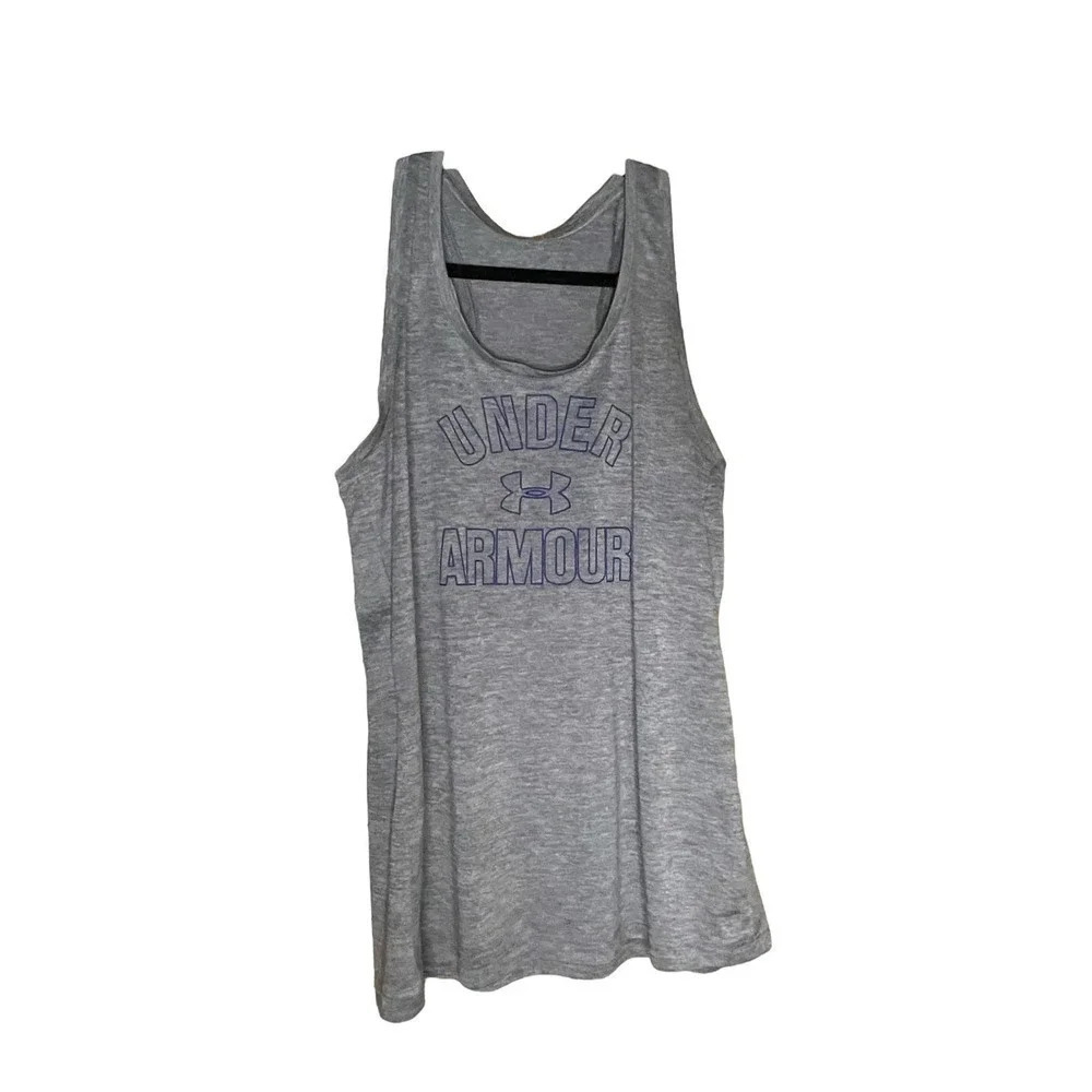 Under Armour Women's Heat Gear Allover Heather Twist Racerback Size Small
